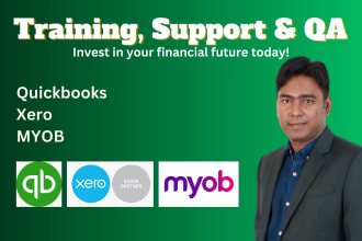 do training,  bookkeeping support, and QA