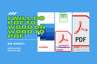 convert pdf to word,excel,scanned pdf or image,google doc,file conversion
