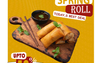 make promoting flyer for your shop, business, restaurant