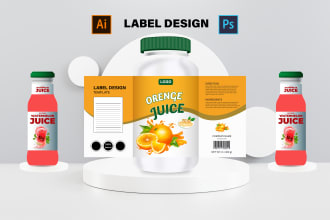 do any product packaging box and product label design