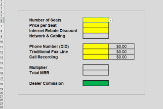 create a commissions calculator
