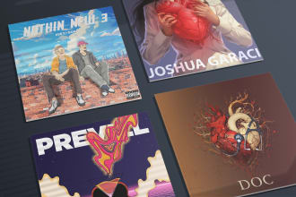 design a unique and professional album cover art