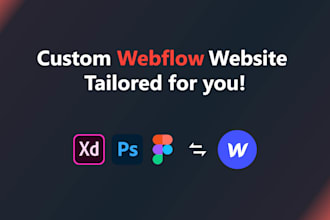 design and develop a custom webflow website