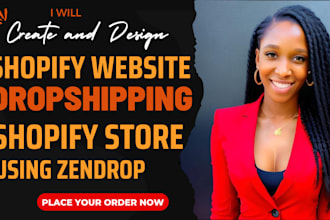 create shopify website shopify dropshipping store upload products zendrop dsers