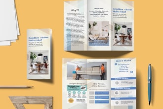 design bi fold tri fold flyer brochure