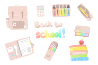draw stickers, set of illustration, themed clipart