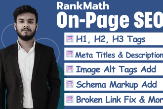 do wordpress onpage SEO with rankmath or yoast plugin