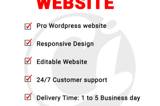 do any type of wordpress website development