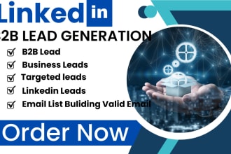 targeted  b2b linkedin lead generation and email list building