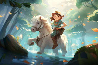 create stunning illustrations for your children book story