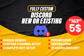 create your discord server within 12 hours