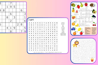do printable sudoku puzzle word search puzzle crossword and maze