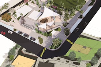create revit bim architectural and landscape 3d models