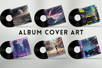 do a professional design for your album cover art or music artwork