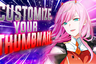 design eye catching youtube thumbnail