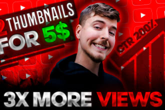 design 2 viral thumbnail youtube