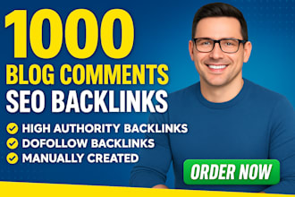 do 1000 blog comments SEO dofollow backlink