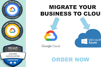 migrate your app or business to cloud on gcp azure via terraform