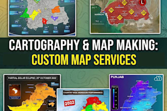 design high quality static maps for news, reports, and presentations