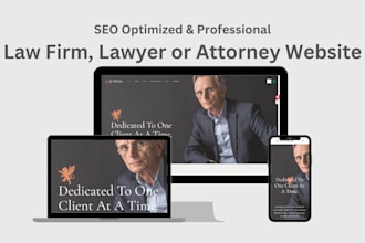 build SEO friendly lawyer, attorney, law firm and notary website