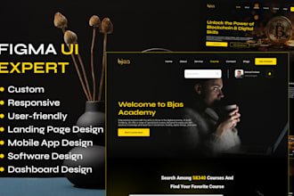 create a figma website design, website redesign figma, figma to website design