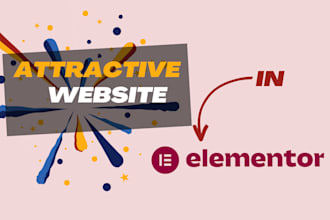 build websites and landing pages using elementor for wordpress