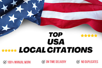 build top USA local citations for local business