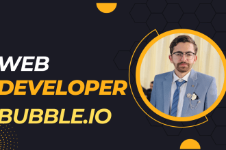 build your responsive website in bubble io as bubble app developer