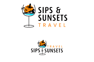 design travel adventure nature mountain camping logo or any graphic design