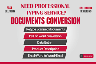 retype PDF documents, convert PDF to word