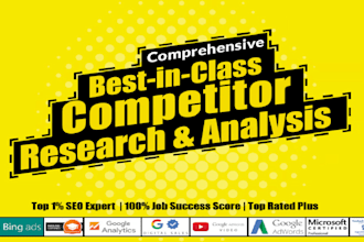 be your SEO competitor analysis and expert