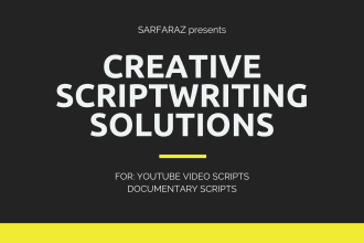 write a professional documentary script for you