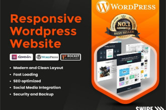 create dynamic wordpress website with elementor pro, divi, crocoblock, wp rocket