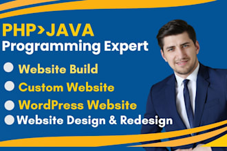 php jave programming and wordpress website development expert
