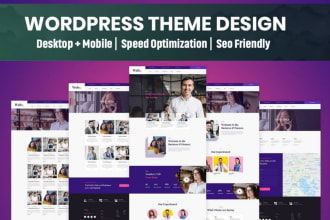 design or redesign business website, agency wordpress website with elementor pro