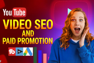 do super fast paid promotion and youtube video seo