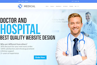 healthcare website design and medical website design