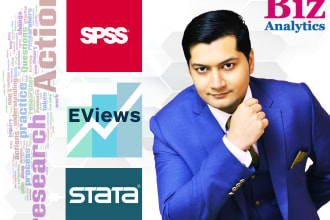 do statistical analysis in spss, stata, eviews and excel