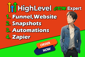 be gohighlevel automations, workflows,funnel and snapshot