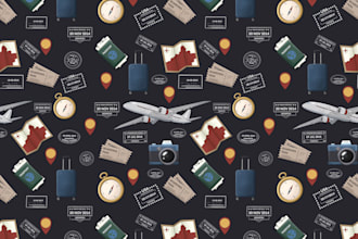 create fun and cute seamless patterns