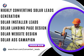 generate solar leads solar installations leads home construction roofing leads