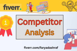 do competitor analysis and let you know the gaps