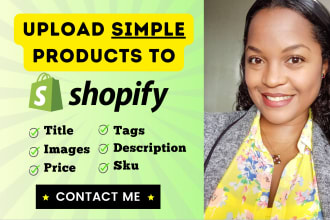 add products or upload products to shopify store