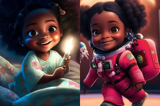 make african american children book illustration