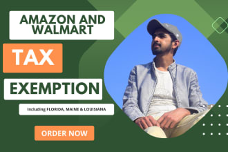 do walmart or amazon tax exemption of all US states