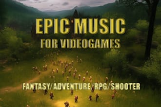 compose epic music for videogames