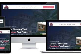 do pressure washing, power washing or lawn care and cleaning website