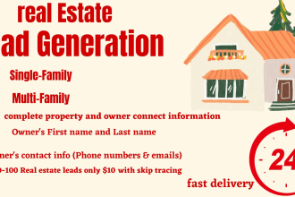 provide real estate lead generation with skip tracing