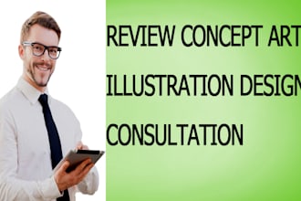 review concept art illustration design consultation
