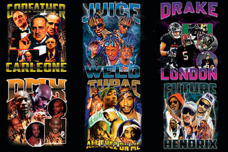 crazy vintage old t shirt 90s creative rap tee dope bootleg